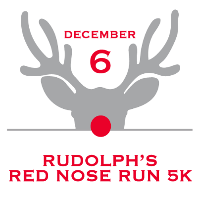 Rudloph's Red Nose Run 2025 Graphic